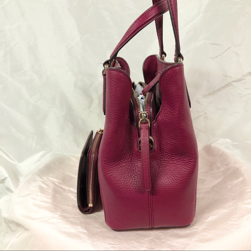 KATE SPADE Med Triple Compt Jackson Satchel+Bifold - Picture 2 of 8